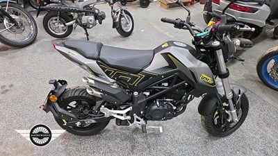 Lot 654 - 2023 BENELLI TORNADO NAKED T 125 E5