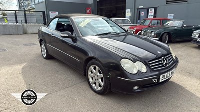Lot 899 - 2003 MERCEDES CLK 240 AVANTGARDE AUTO