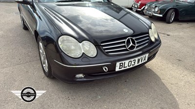 Lot 899 - 2003 MERCEDES CLK 240 AVANTGARDE AUTO