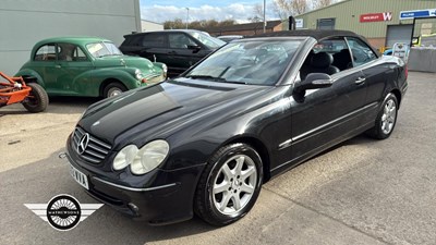 Lot 899 - 2003 MERCEDES CLK 240 AVANTGARDE AUTO