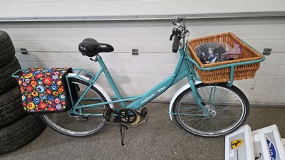 Lot 539 - PASHLEY CARGO ELEPHANT BIKE, BASKET, CHAIN LOCK & HELMET