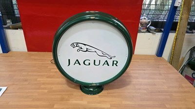 Lot 600 - JAGUAR , DOUBLE SIDED LIGHT 16" DIA