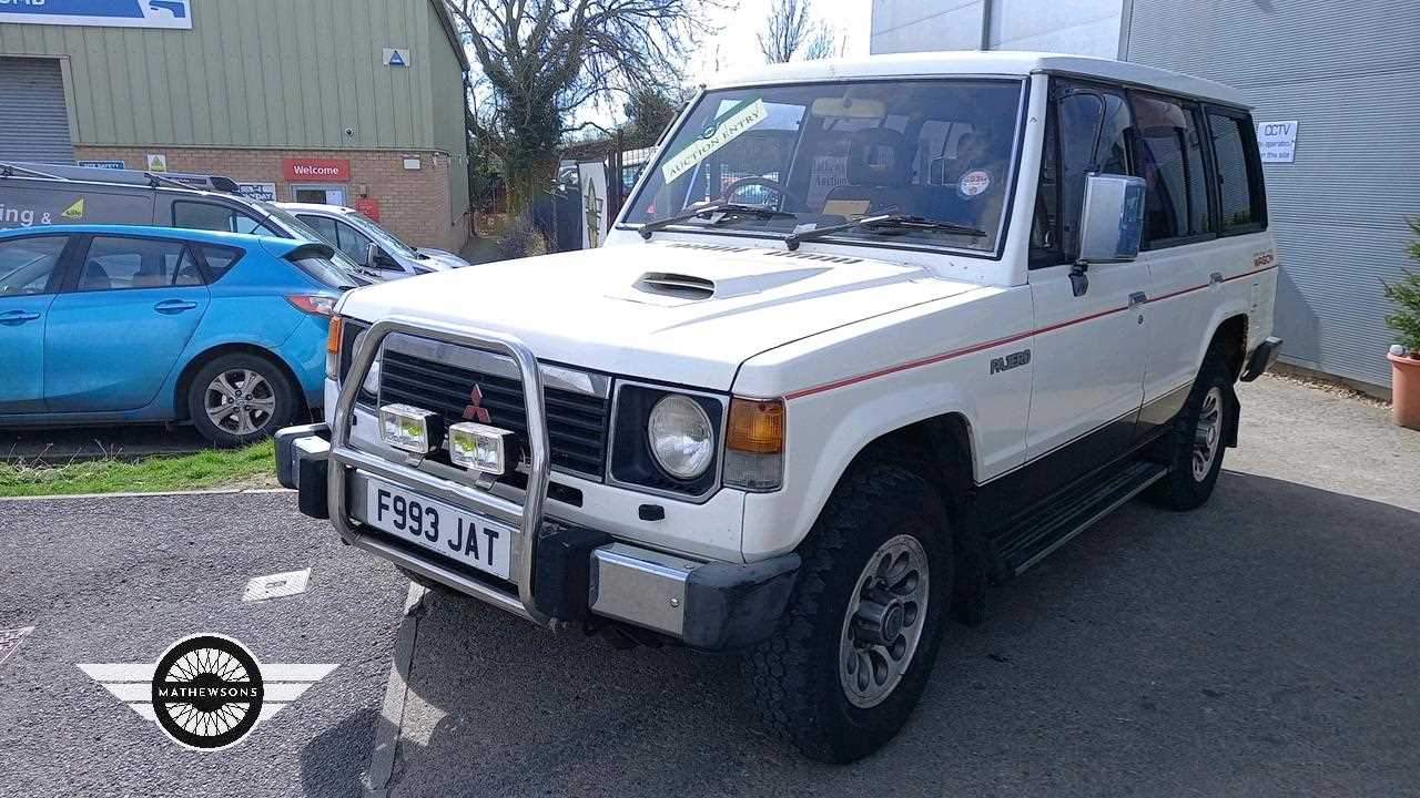 Lot 552 - 1989 MITSUBISHI SHOGUN