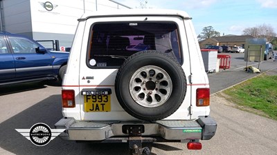 Lot 552 - 1989 MITSUBISHI SHOGUN