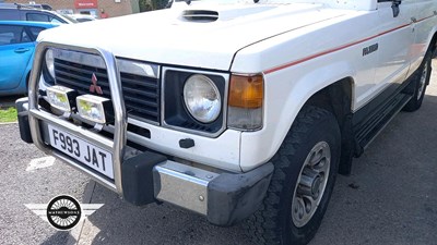 Lot 552 - 1989 MITSUBISHI SHOGUN