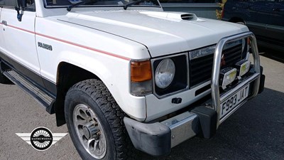 Lot 552 - 1989 MITSUBISHI SHOGUN