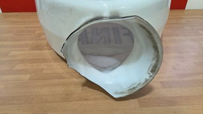 Lot 5 - FINA GLASS PETROL PUMP GLOBE