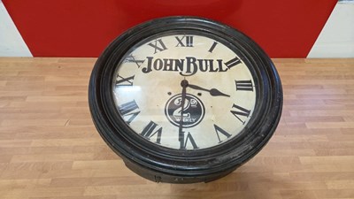 Lot 617 - JOHN BULL CLOCK 15" DIA