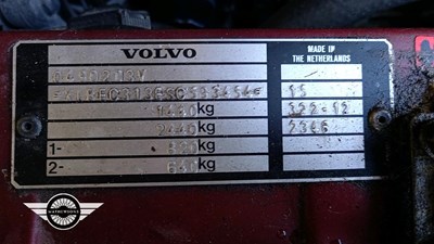 Lot 642 - 1996 VOLVO 480 CELEBRATION