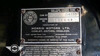 Lot 442 - 1954 MORRIS OXFORD
