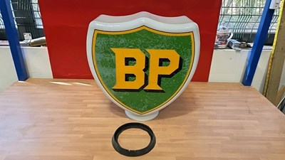 Lot 391 - BP GLASS PETROL PUMP GLOBE