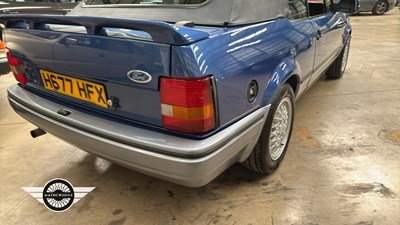 Lot 48 - 1990 FORD ESCORT XR3I CONV