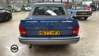Lot 48 - 1990 FORD ESCORT XR3I CONV