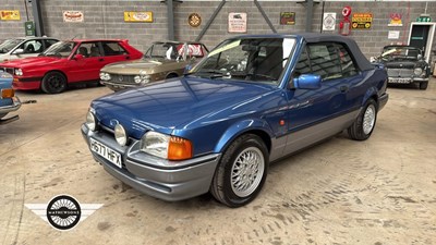 Lot 48 - 1990 FORD ESCORT XR3I CONV