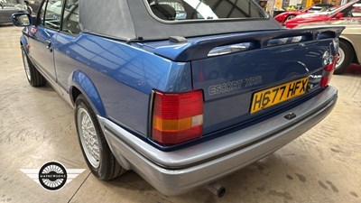 Lot 48 - 1990 FORD ESCORT XR3I CONV
