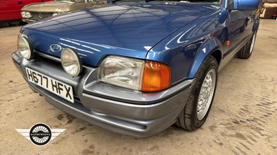 Lot 48 - 1990 FORD ESCORT XR3I CONV