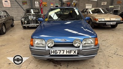 Lot 48 - 1990 FORD ESCORT XR3I CONV