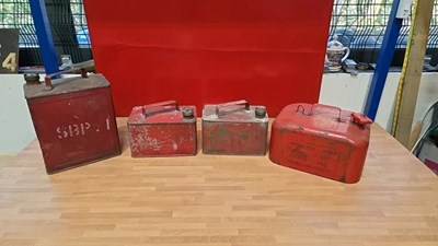 Lot 356 - 4 X PETROL CANS