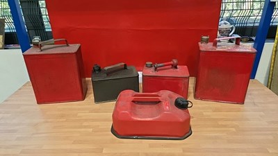 Lot 656 - 5 X PETROL CANS