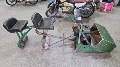 Lot 533 - ATCO 24" CUT RIDE ON LAWNMOWER WITH 2 ROLLER SEATS