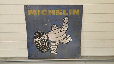 Lot 709 - MICHELIN TIN SIGN 30" X 30"