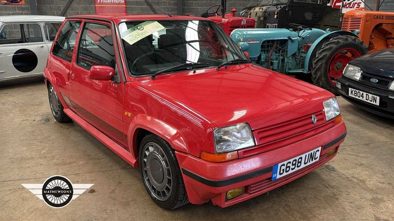 Lot 94 - 1990 RENAULT 5 GT TURBO