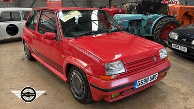Lot 94 - 1990 RENAULT 5 GT TURBO