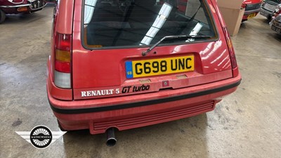 Lot 94 - 1990 RENAULT 5 GT TURBO