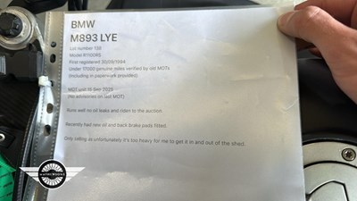 Lot 138 - 1994 BMW R1100RS