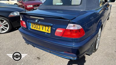 Lot 262 - 2003 BMW 320CI