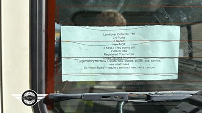 Lot 276 - 2009 LAND ROVER DEFENDER 110 HARD TOP