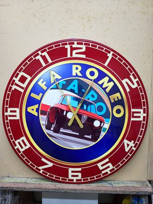 Lot 1 - ALFA ROMEO STEPNOSE CLOCK
