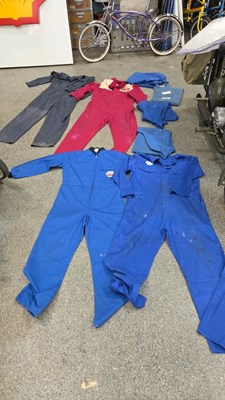 Lot 900 - 8 PAIRS OF OVERALLS & A LINTECK RAIN SUIT FOR MOTOR CYCLE