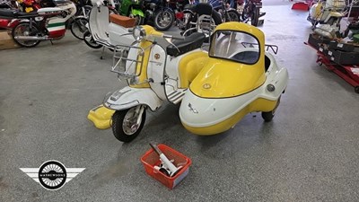 Lot 420 - 1961 LAMBRETTA WITH WATSONIAN SIDECAR