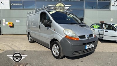 Lot 390 - 2005 RENAULT TRAFIC SL27 DCI 100 SWB