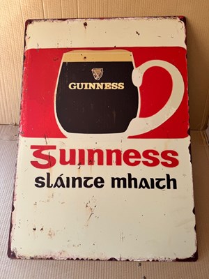 Lot 563 - GUINNESS REPRO SIGN 28" X 20"