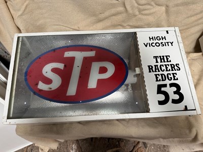 Lot 689 - STP LIGHT UP SIGN 24" X 12"