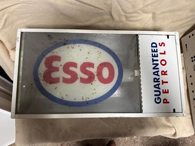 Lot 297 - ESSO LIGHT UP SIGN 24" X 12"