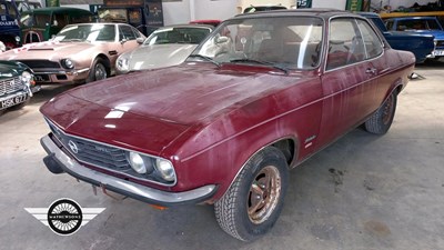 Lot 334 - 1974 OPEL MANTA BERLINETTA
