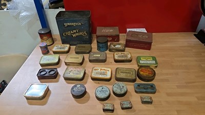 Lot 557 - SELECTION OF OLD TINS - ALL PROCEEDS TO CHARITY