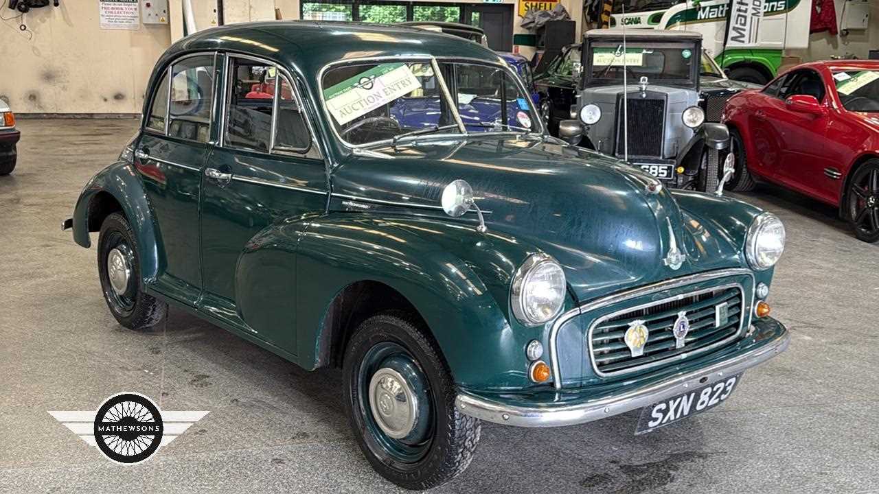 Lot 826 - 1956 MORRIS MINOR