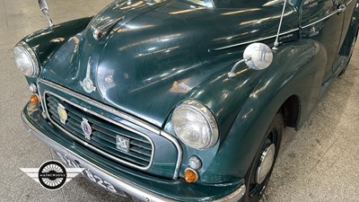 Lot 826 - 1956 MORRIS MINOR