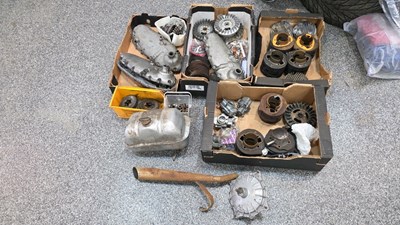 Lot 713 - LAMBRETTA SCOOTER USED ENGINE PARTS