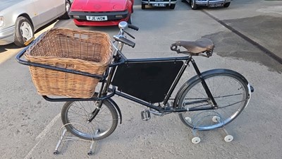Lot 677 - BUTCHER/BAKERS SMALL WHEEL BICYCLE
