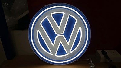 Lot 373 - VW NEON SIGN 16" DIA