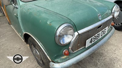 Lot 126 - 1968 MORRIS MINI