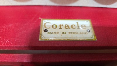 Lot 97 - CORACLE RED PICNIC SET
