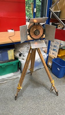 Lot 871 - LARGE TRIPOD LAMP