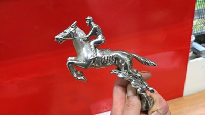 Lot 835 - HORSE & RIDER MASCOT