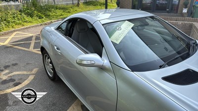 Lot 718 - 2005 MERCEDES SLK 200 KOMPRESSOR AUTO